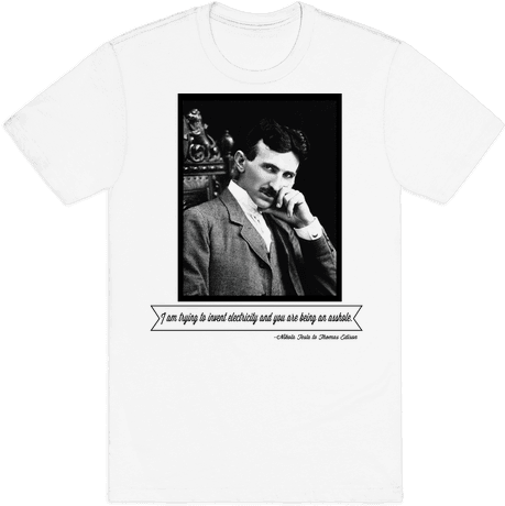 Bitch Please Nikola Tesla (484x484), Png Download