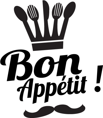 Stickers Bon Appetit Mais Silhouette - Bon Appetit (600x600), Png Download