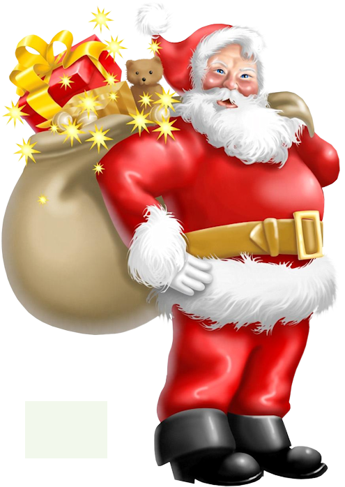 Christmas Santa Clip Art - Santa Claus (536x700), Png Download