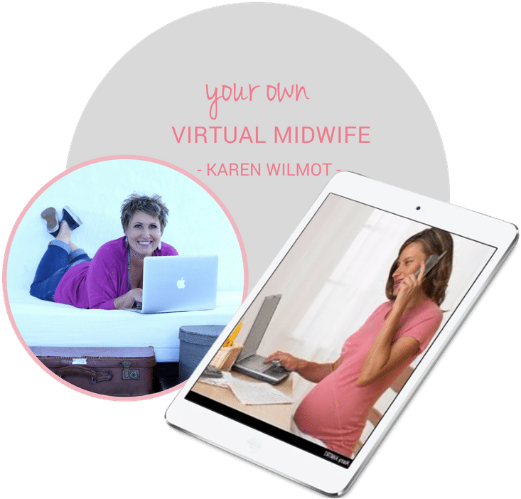 Online Pregnancy And Childbirth Support With Karen - Childbirth (800x800), Png Download