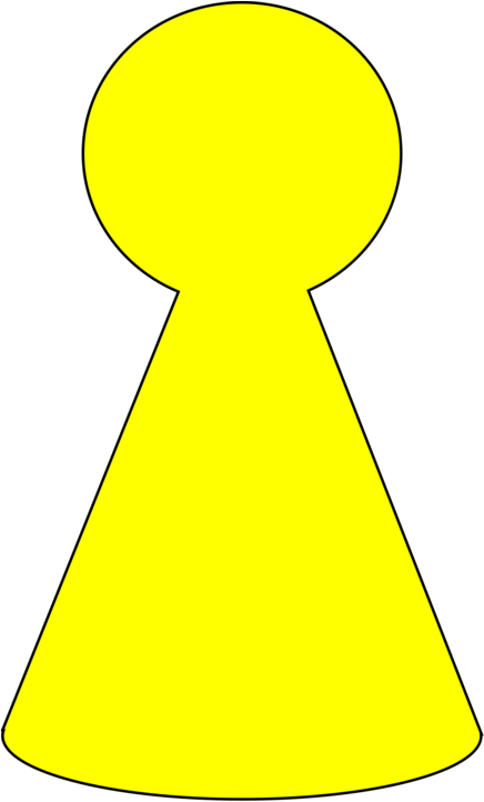 Chess Piece Monopoly Board Game - Clue Game Piece Clip Art (530x750), Png Download