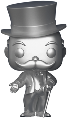 Funko Pop Board Games Silver Mr - Funko Pop Monopoly Silver (480x480), Png Download