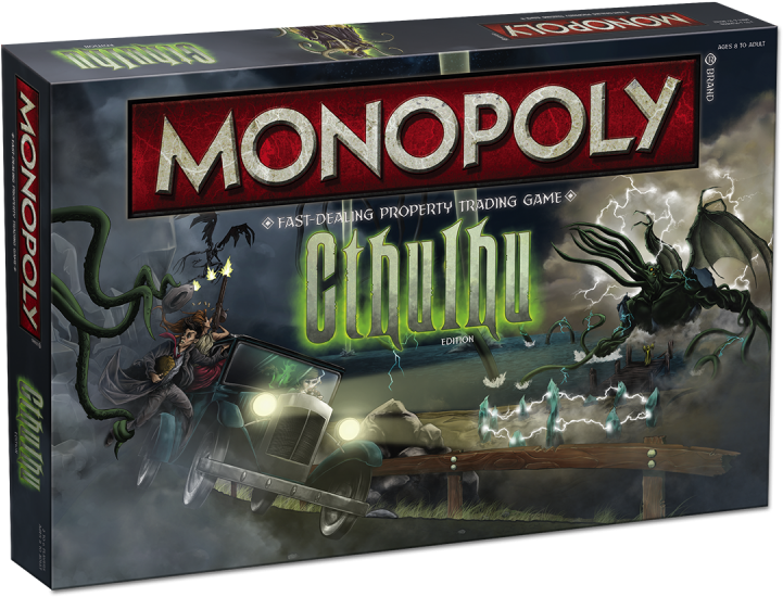 Behind The Scenes Of Monopoly Cthulhu And Yahtzee Cthulhu - Monopoly Cthulhu (800x600), Png Download