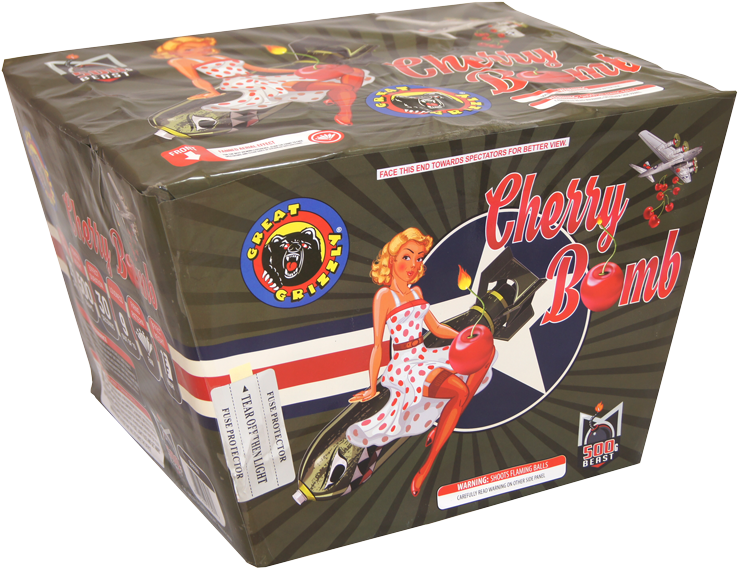 Cherry Bomb (757x591), Png Download
