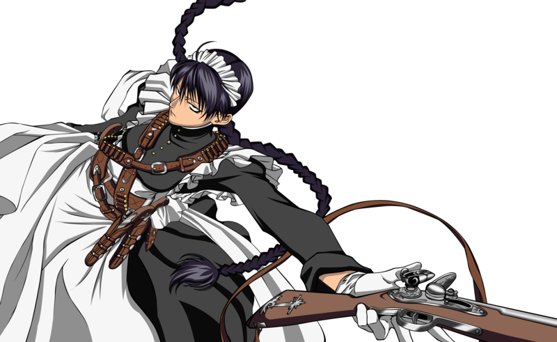 Robertau0027s Blood Trail Colored By Animefanno1 Pluspng - Black Lagoon Roberta Png (800x491), Png Download