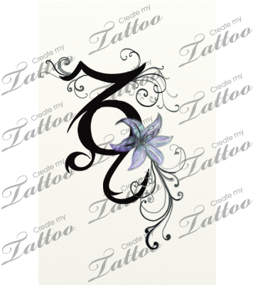 Capricorn And Leo Signs Entwined Together Custom Tattoo - Pisces And Capricorn Tattoo Together (400x400), Png Download