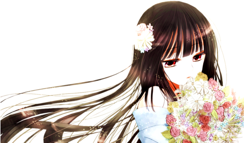 Anime Png Transparant Image - Sad Anime Girl Crying (500x318), Png Download