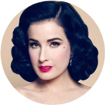 Дита Фон Тиз - Dita Von Teese (350x350), Png Download