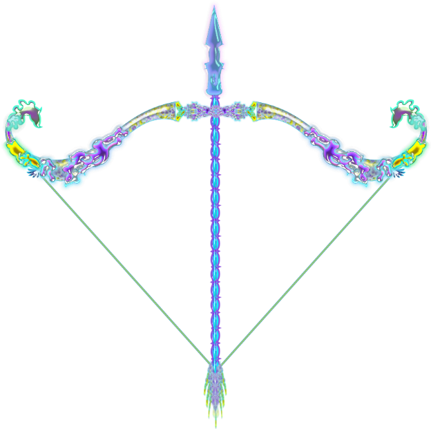 Free Anime Magic Bow And Arrow - Arrow (664x650), Png Download