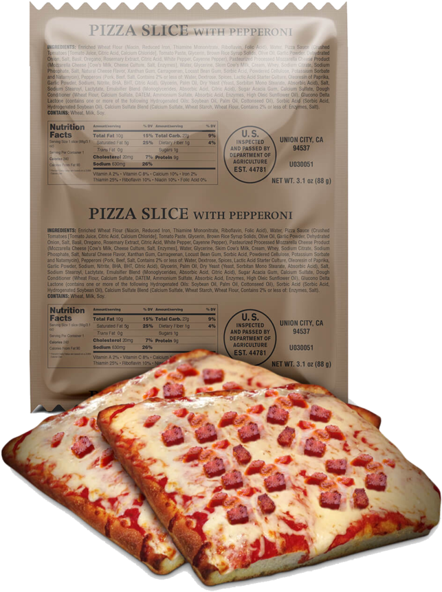 Pizza Slice With Pepperoni Package - Pizza (1024x1024), Png Download