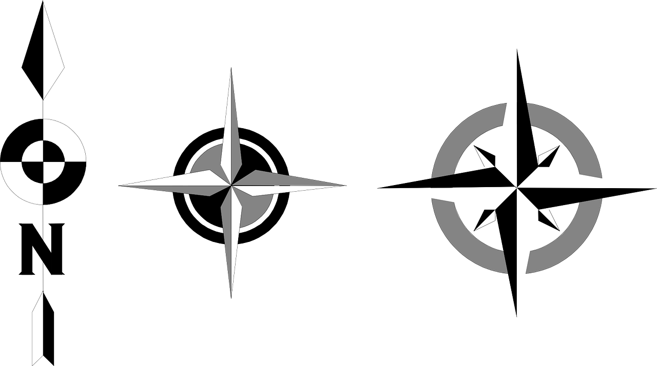 Compass Rose (1280x714), Png Download