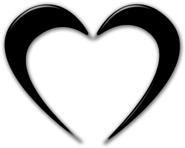 Black Heart Transparent Background (420x420), Png Download