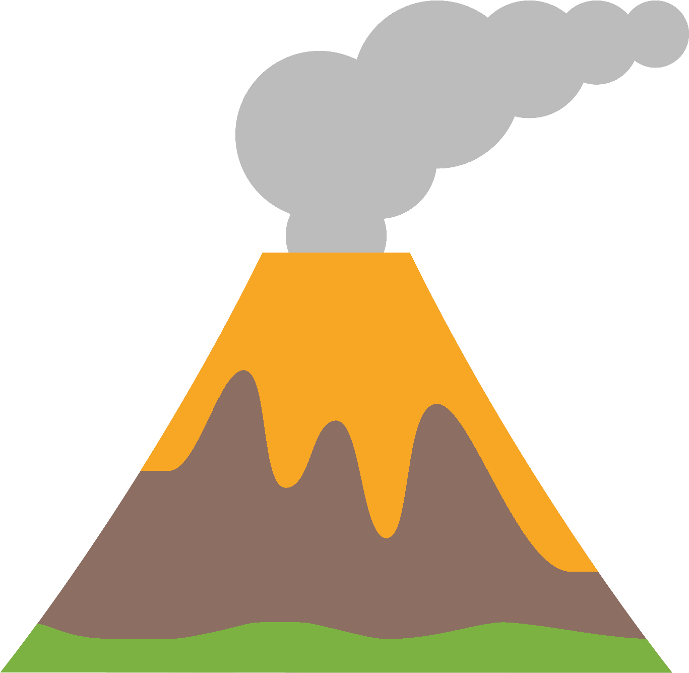 Map Icon Volcano (1600x1600), Png Download