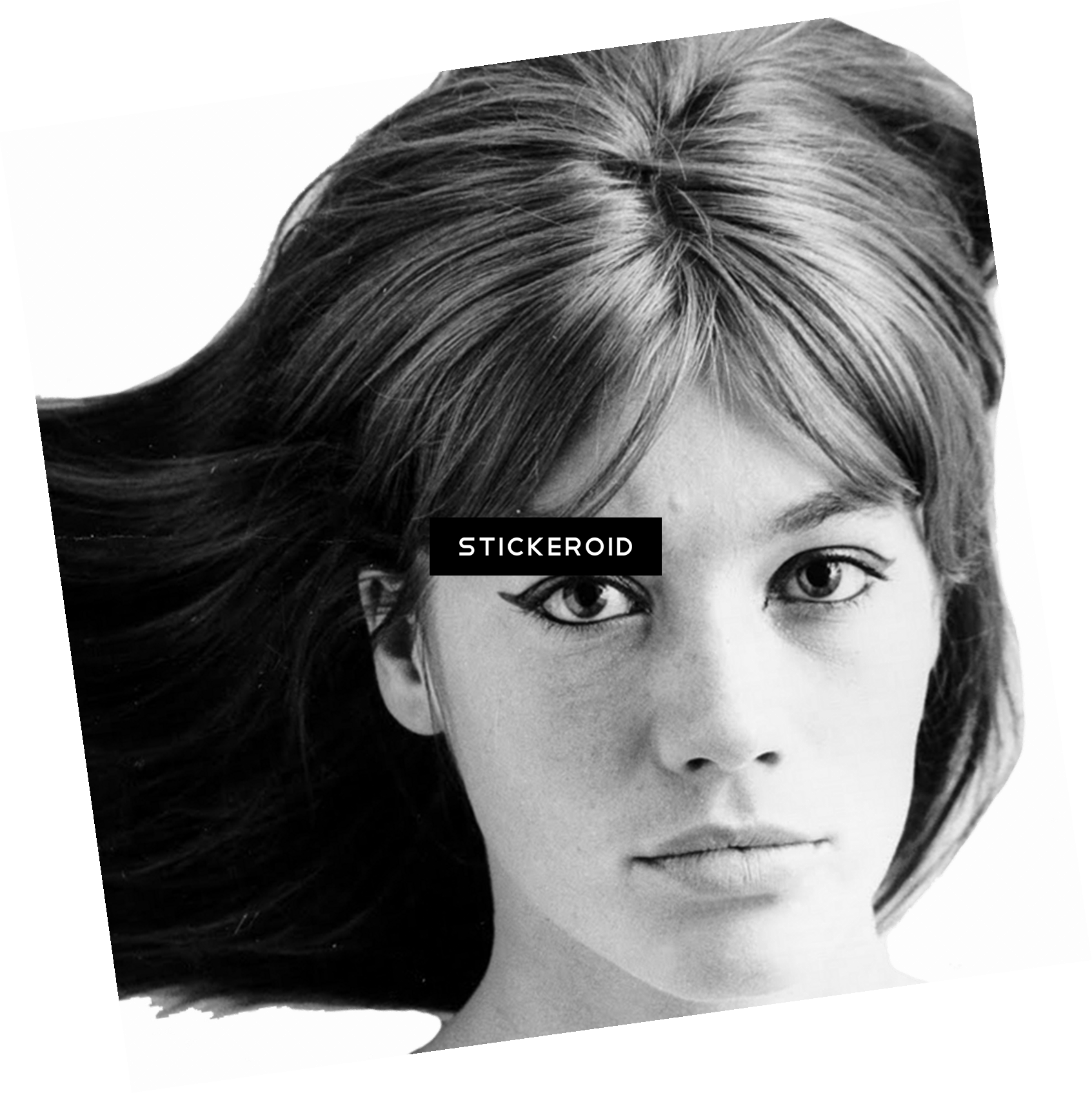 Franг§oise Hardy Long Hair - Francoise Hardy (1693x1694), Png Download