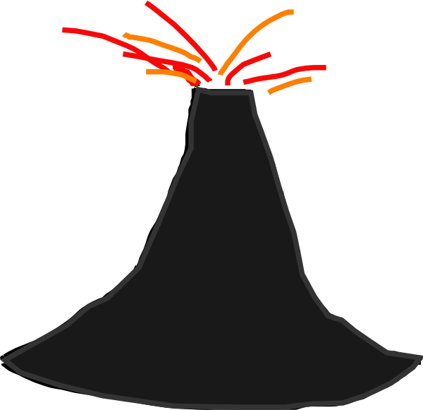 Volcano Clip Art Free Clipart Images 3 2 Clipartpost - Clip Art (600x581), Png Download