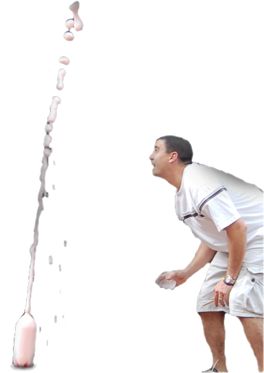 How To Make A Volcano - Coke Bottle Volcano (385x544), Png Download