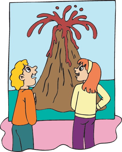 Here Is Scholastic's Volcano Lab You Will Answer Questions - Model (428x533), Png Download