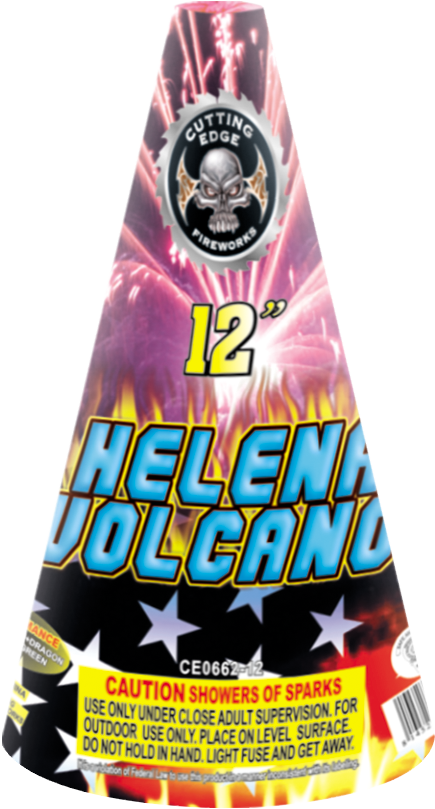 Cutting Edge St - Volcano Firework (435x809), Png Download