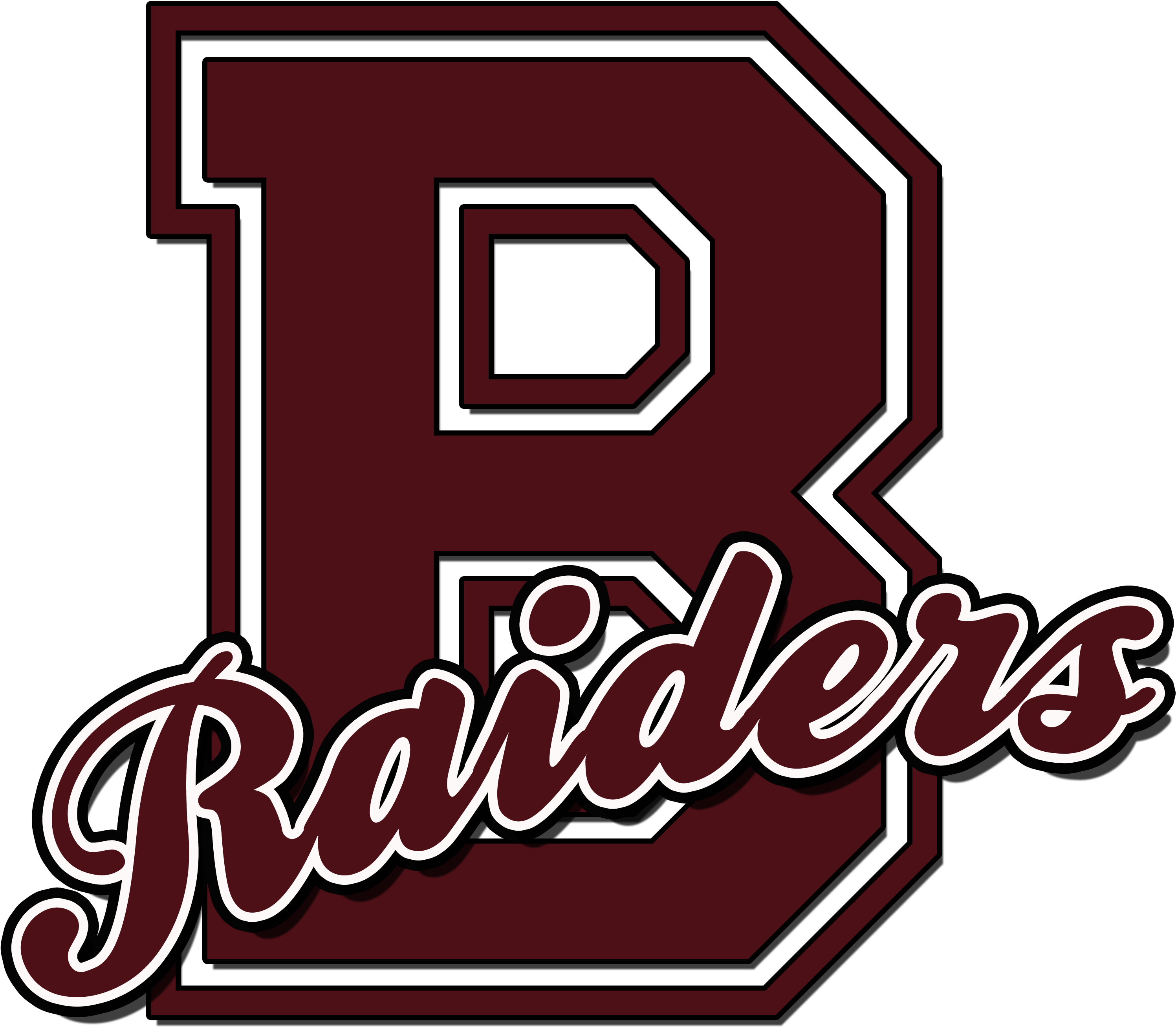 Barker B Maroon Raiders - Lincoln Christian School Logo (3600x3600), Png Download