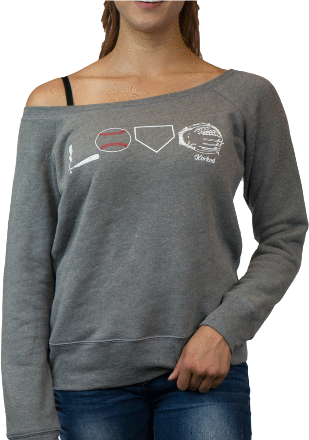 Love Baseball Sweatshirt - Sweatshirt (720x900), Png Download