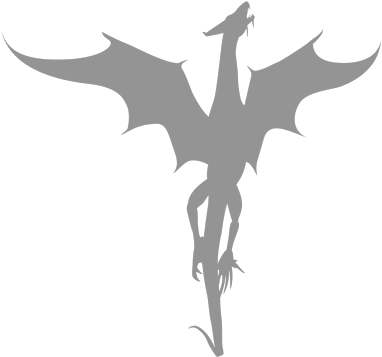Silhouette Dragon - Google Search - Dragon Game Of Thrones Vector (395x371), Png Download
