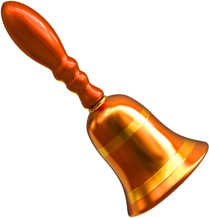 Santa Bell Png - Portable Network Graphics (900x900), Png Download