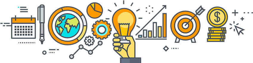 Entrepreneurship Is All About Building A Great Idea - Workflow Concepts (848x250), Png Download