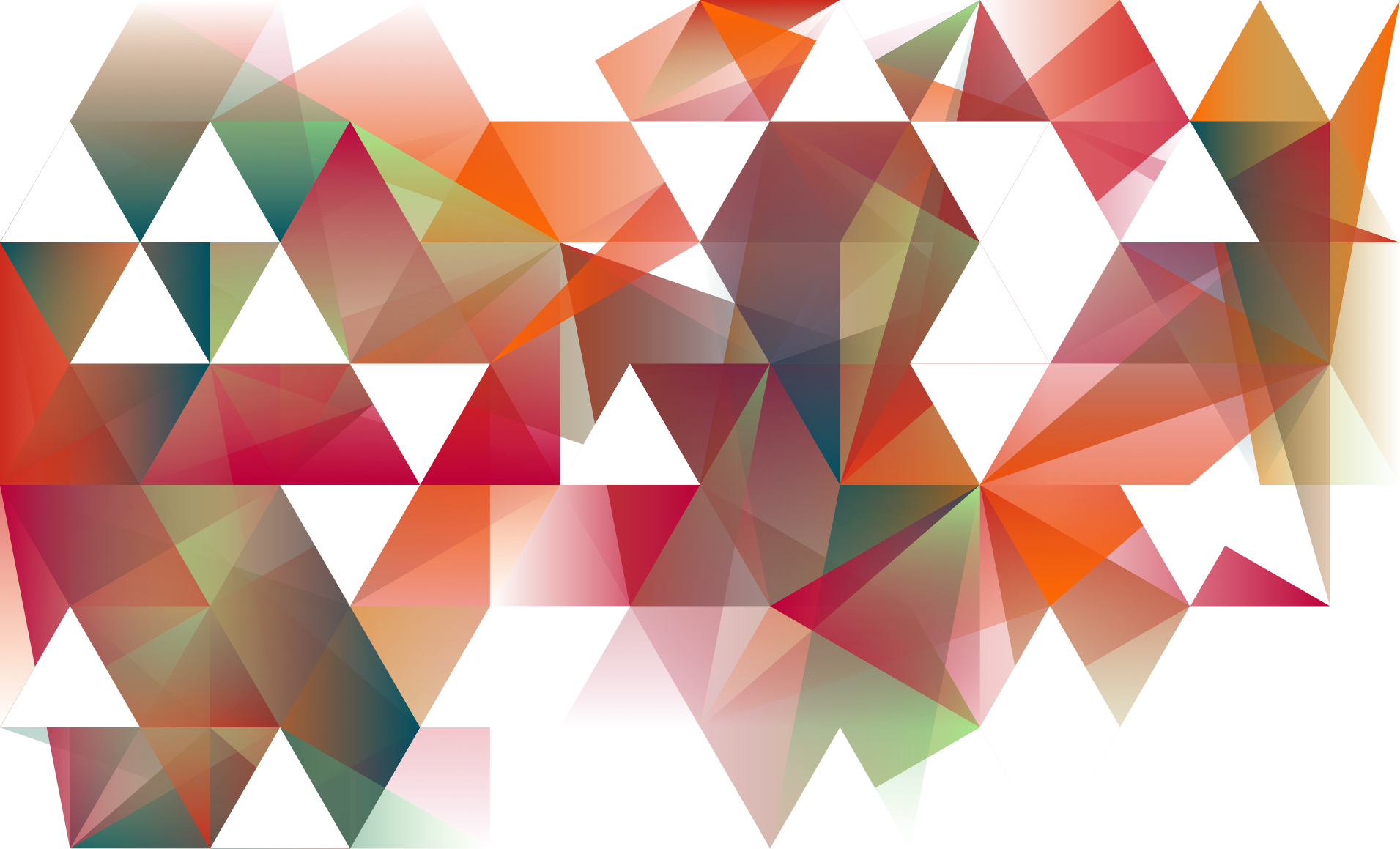 Canvas Gen Polygons White Triangles Nicolas Boutry - Triangle (1911x1159), Png Download