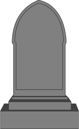 Gravestone Png Photo, Clip Art, Illustrations - Headstone (280x455), Png Download