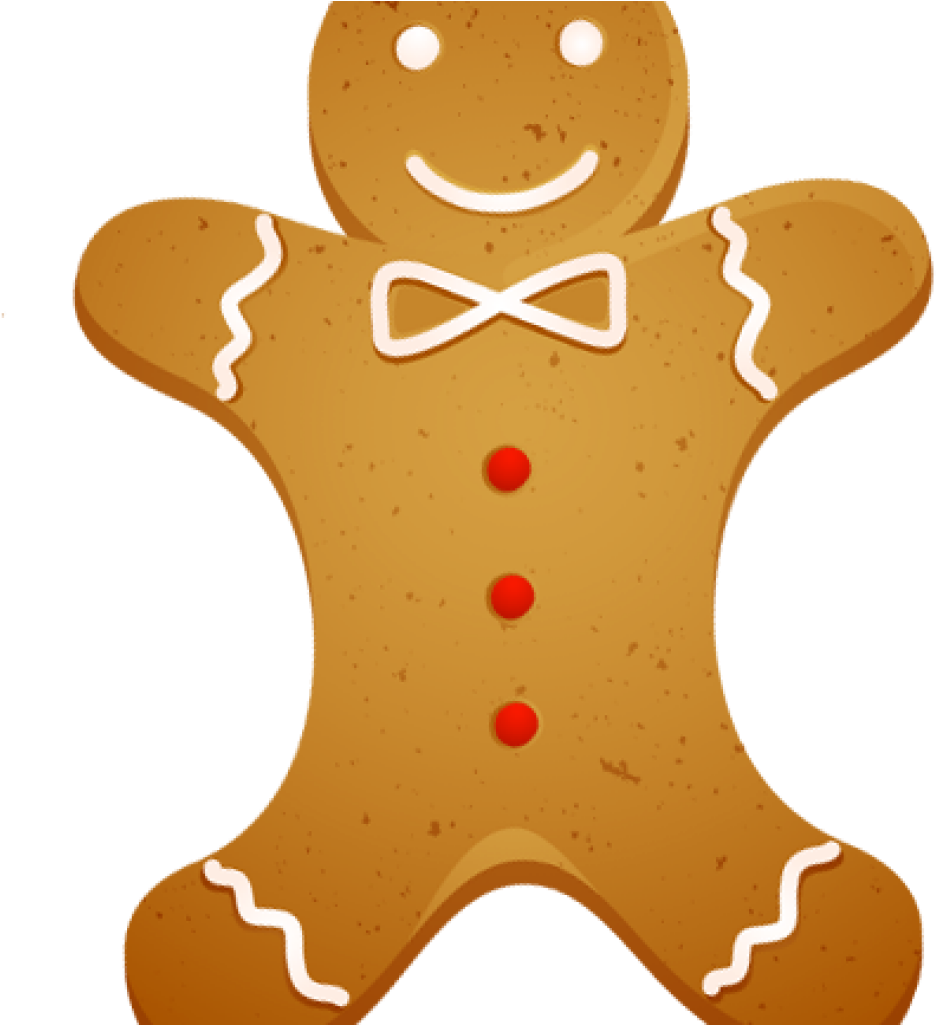 Gingerbread Man Clipart 19 Christmas Gingerbread Man - Gingerbread (1024x1024), Png Download