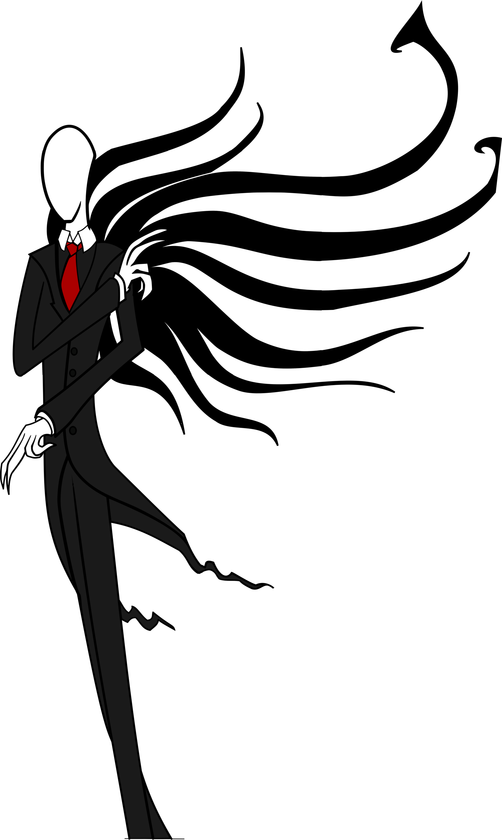 Slender Man - Slenderman Png (1600x2677), Png Download