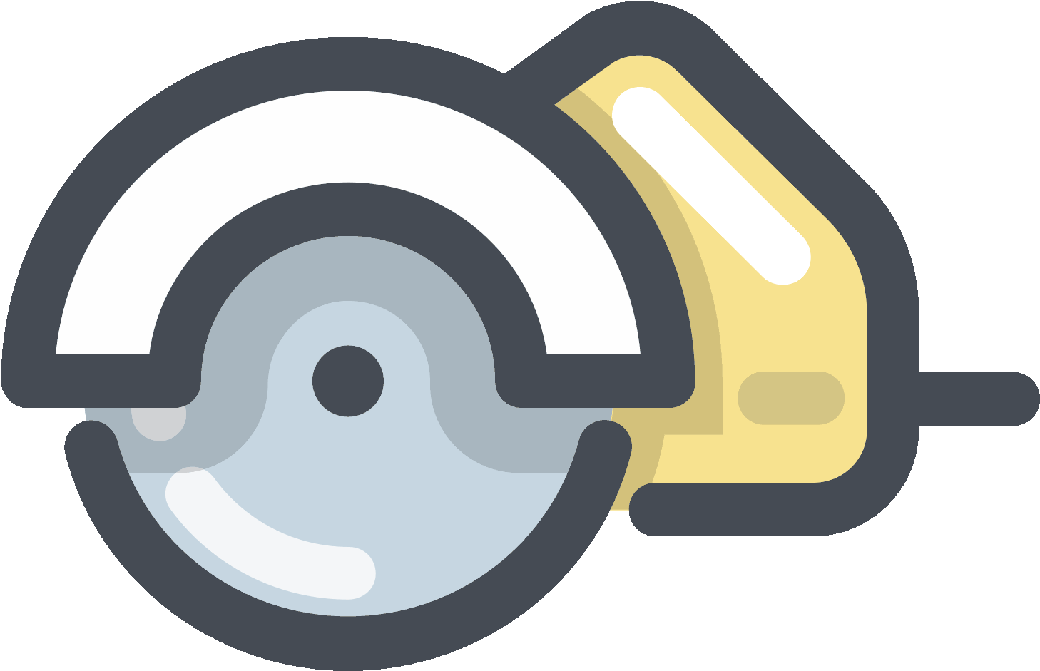 Circular Saw Icon - Icon (1600x1600), Png Download
