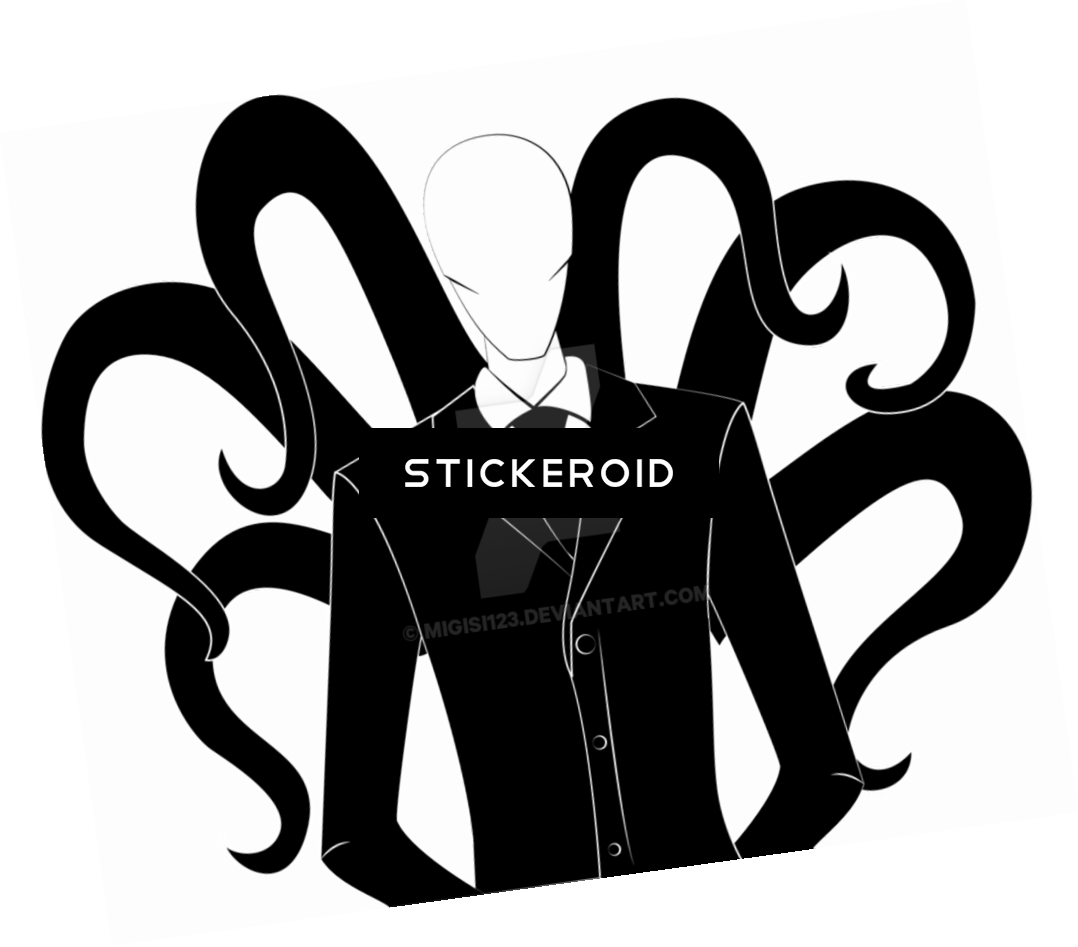 Slender Man - Logo De Slenderman (1078x947), Png Download