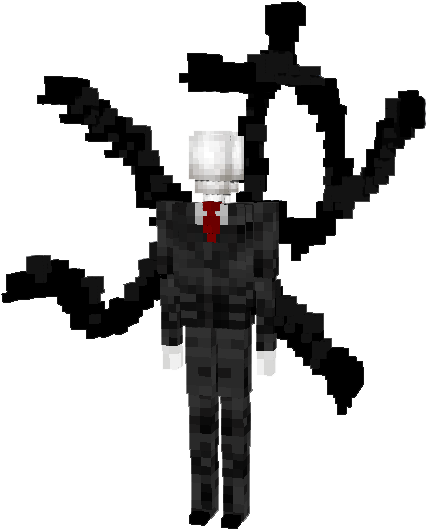 #mcpe #mcpemaster #minecraft #mc #4dskin #4d #slender - Illustration (523x562), Png Download