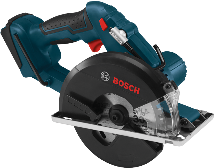Csm180b - Bosch - 18 V Metal-cutting Circular Saw Csm180b (740x582), Png Download