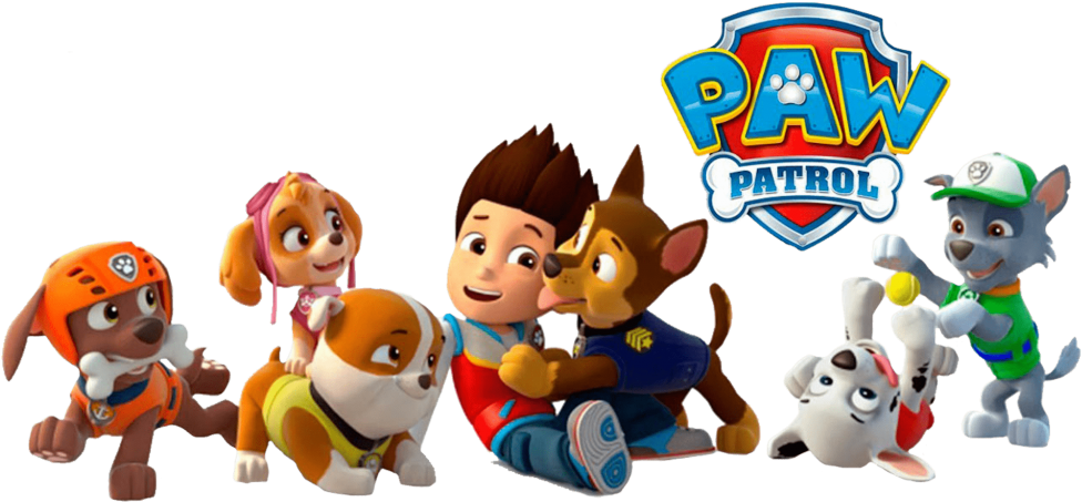 Imágenes De Paw Patrol Con Fondo Transparente, Descarga - Transparent Paw Patrol Png (1024x489), Png Download