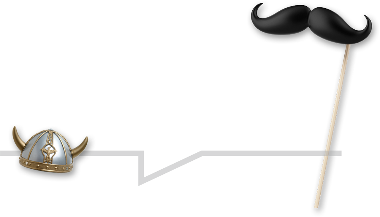 Viking-mustache - Moustache (1280x732), Png Download
