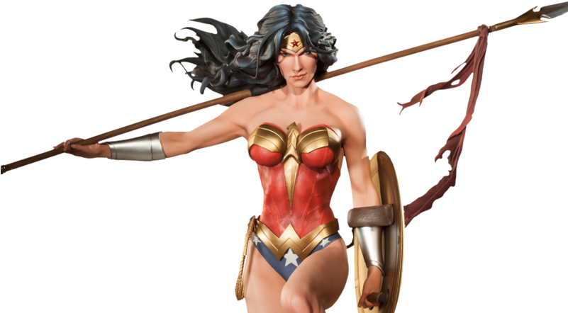 Wonder Woman Png, Download Png Image With Transparent - Wonder Woman - Wonder Woman Premium Format Figure (800x450), Png Download