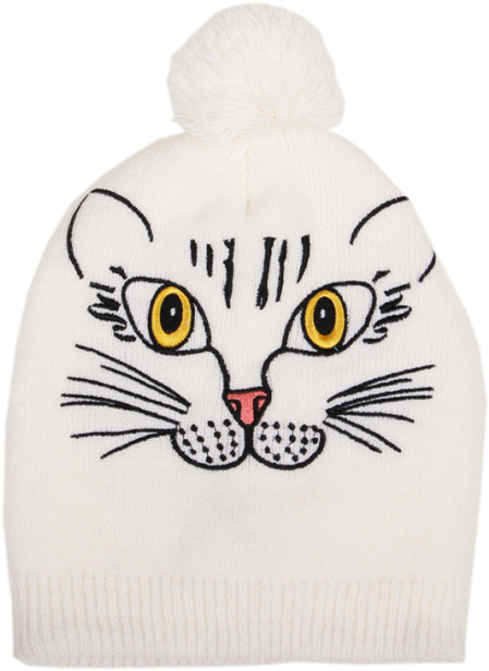 Mini Rodini Cat Hat - Beanie (960x720), Png Download