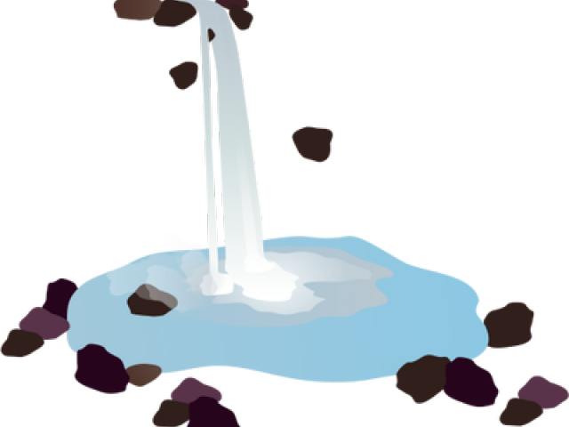 Waterfall Vector Png (640x480), Png Download