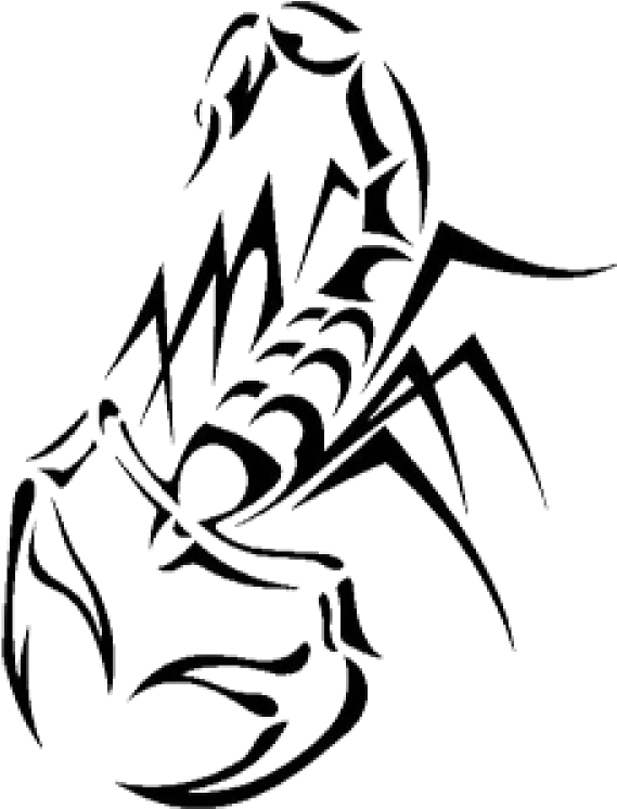 Tattoo Png Free Download - Tatuajes Tribales De Escorpiones (600x800), Png Download