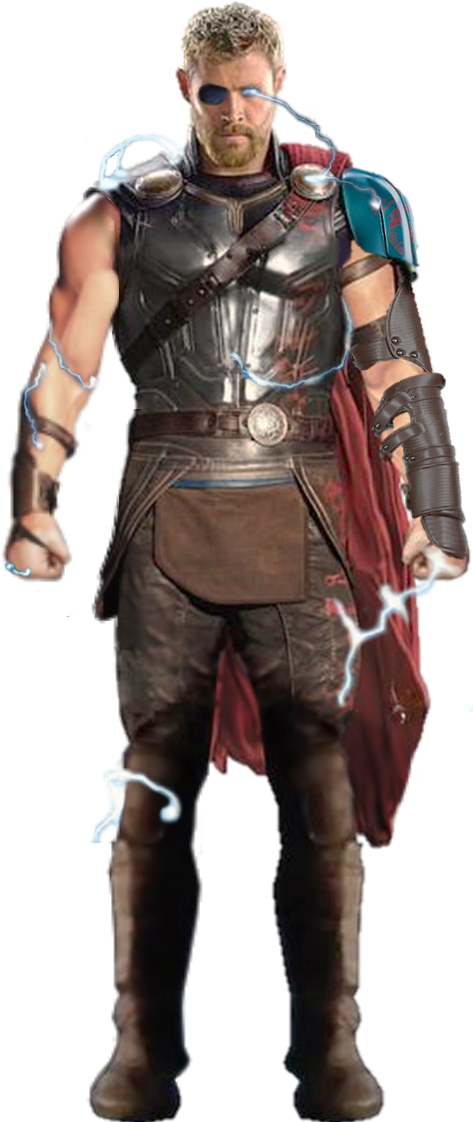 Thor Thunder Power Png By Davidbksandrade - Thor Ragnarok Costume Mens (576x1121), Png Download