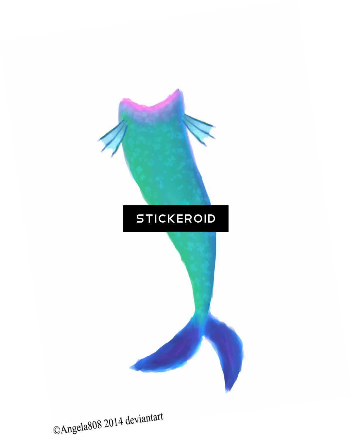 Mermaid Tail High-quality - Mermaid Tails No Background (1203x1494), Png Download