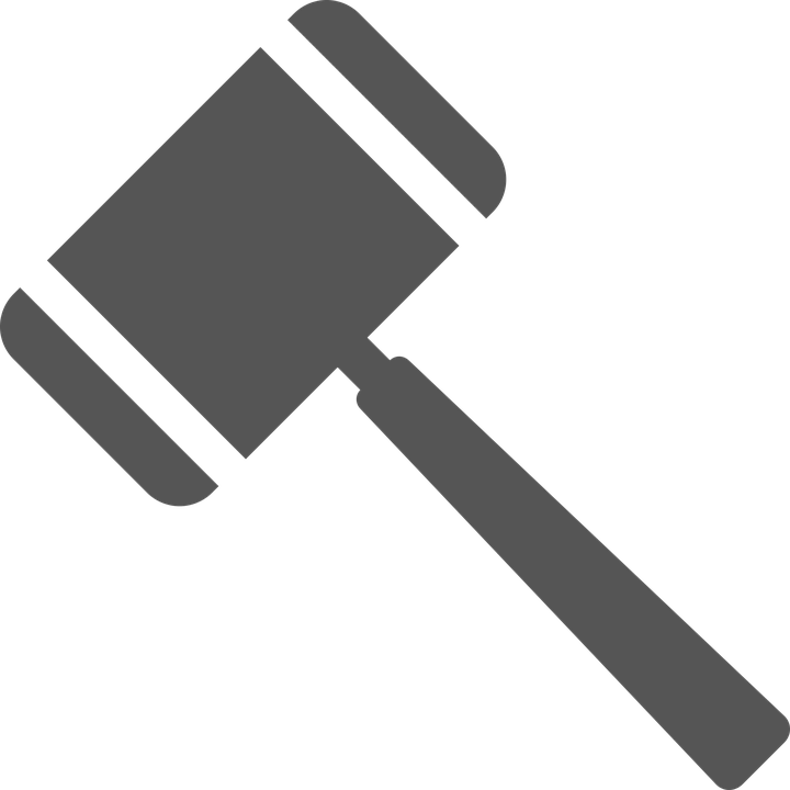 Gavel - Judge Symbol (720x720), Png Download