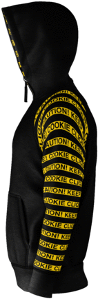 Caution Tape Zip Hoodie - Hoodie (480x480), Png Download
