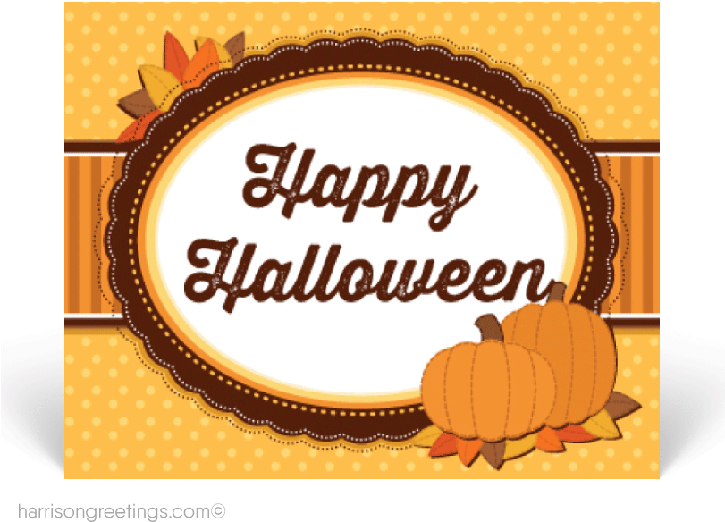Pumpkin Happy Halloween Client Postcards - Happy Halloween Studio Closed (810x648), Png Download