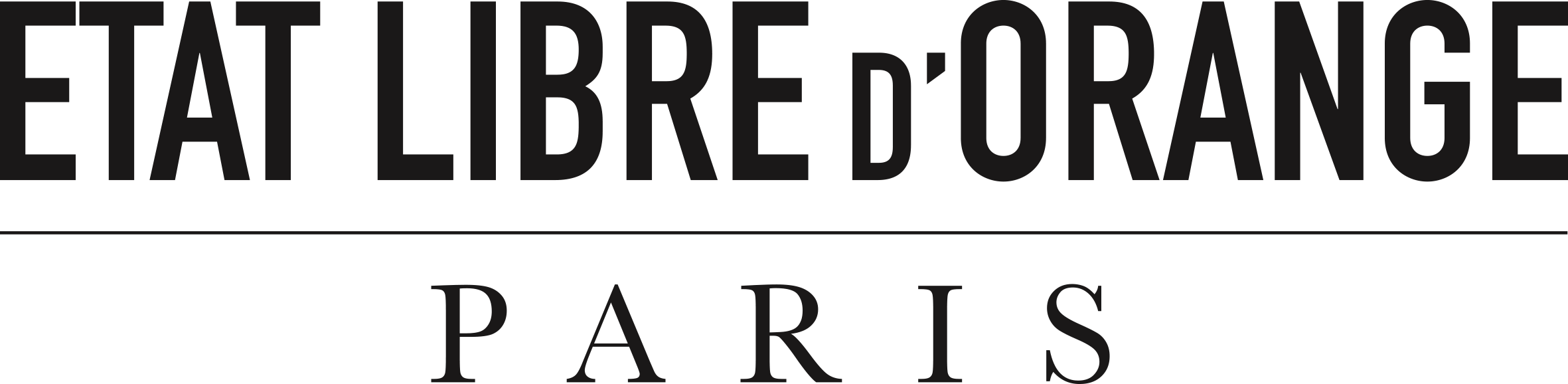 Etat Libre D'orange Etat Libre D'orange - Etat Libre D Orange Logo (2362x578), Png Download