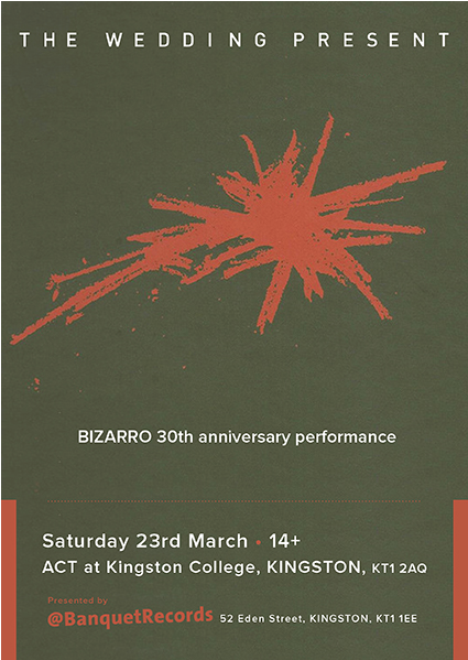 The Wedding Present Saturday 23rd March At Kingston - Portable Network Graphics (598x598), Png Download