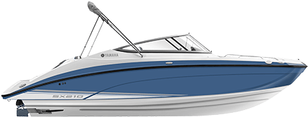 21 Ft Boats - Yamaha Boat (549x253), Png Download