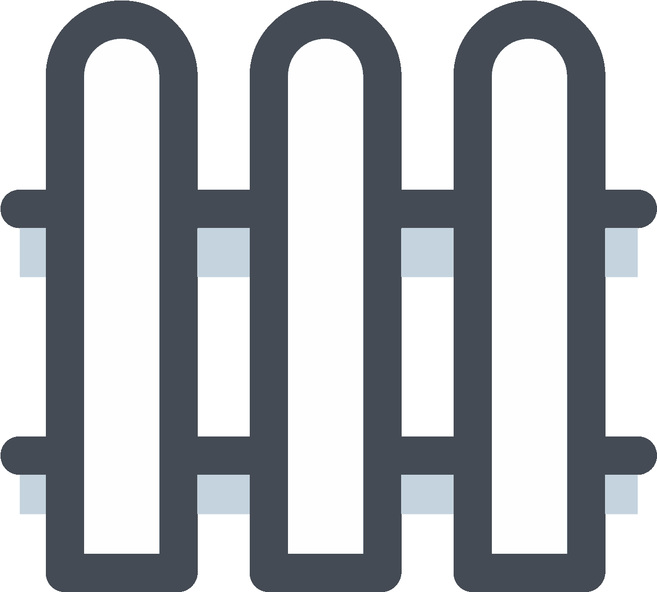 House Fence Icon - Icon (1600x1600), Png Download